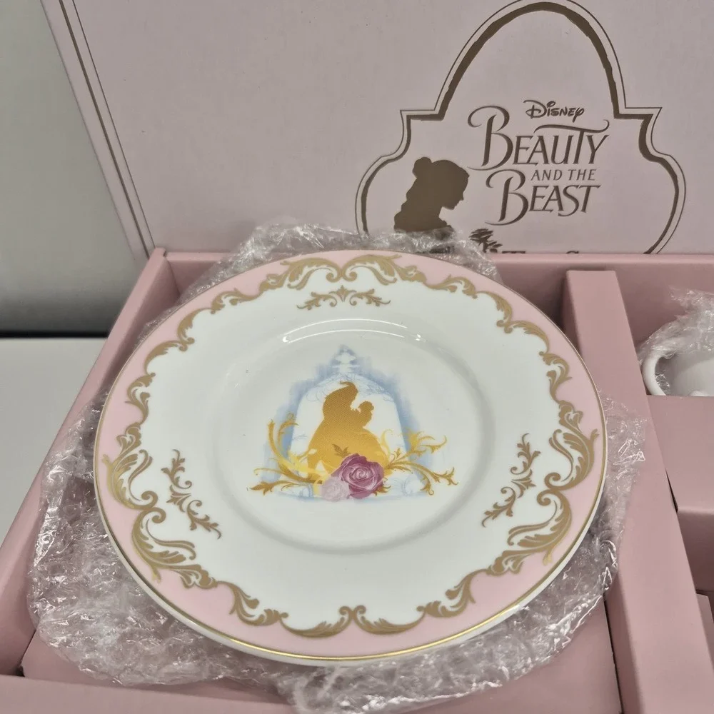 Disney Beauty and the Beast Hankook Chinaware Porcelain Tea Set Limited Edition